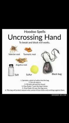 Spell to Block Evil Hoodoo Spells Enemies, Hoodoo Rootwork, Evil Words, Hoodoo Conjure, Luck Spells