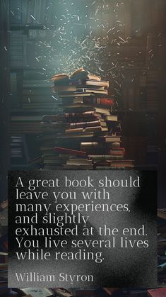 a stack of books sitting on top of a table