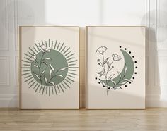 This is an INSTANT DOWNLOAD. No physical product will be shipped. SPECIAL OFFER- buy 3 or more items and get 50%off(you will see discount at checkout). Sage Green Sun and Moon Art Set of 2 Prints, Modern Boho Sun and Moon, Boho Print Set, Flower moon Abstract Art, Printable Wall Art decor Digital Download, Minimal Art, Celestial Art, Nursery Wall art Instant downloads are easy and affordable way to transform and update your space. You will be able to download your files right after you purchase. Sun Moon Aesthetic Art, Moon Abstract Art, Sun And Moon Art, Boho Sun And Moon, Abstract Art Printable, Boho Prints, Flower Moon, Boho Painting, Boho Sun