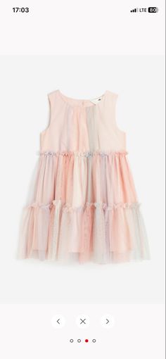 M Beauty, Pink Kids, Pink Pink, Tulle Dress, Round Neckline, Light Pink, Sleeveless Dress, Personal Style, Party Dress