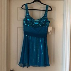 Scala Dress Style U6927 Turquoise Shell 100% Silk Fitted Blue Dress For Dress-up Occasions, Blue Sequined Dress For Dress-up Occasions, Blue Sequin Dress For Dress-up, Kids' Dresses, Sequin Dress, Colorful Dresses, Blue Color, Turquoise, Silk