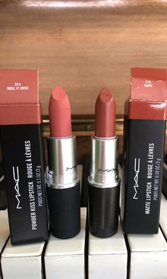 Mull it over vs taupe Mac Lipstick, Mac lipstick aesthetic, MAC Lipstick Shades, MAC Lipstick Colours, MAC Lipstick Swatch Creme Cup Mac Lipstick, Creme Cup Mac, Types Of Makeup Looks, Popular Lipstick, Lipstick Aesthetic, Lipstick Colours, Maquillaje Aesthetic