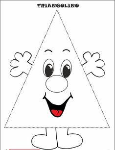 a triangle with the words training on it and an image of a cartoon character smiling