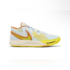 New With Box Nike Kyrie 8 Ep Eagle Glacier Blue Yellow Strike Sneakers Shoes Size Mens 6 Womens 7.5 Nike Yellow Running Shoes With Translucent Outsole, Nike Yellow Basketball Shoes With Gum Sole, Yellow Low-top Basketball Shoes With Rubber Sole, Yellow Custom Sneakers With Translucent Outsole For Sports, Nike Yellow Mid-top Basketball Shoes, Yellow High-top Custom Sneakers With Translucent Outsole, Yellow High-top Running Sneakers With Round Toe, Yellow High-top Running Sneakers, Yellow Sporty Running Shoes With Translucent Outsole