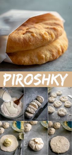 how to make pita bread with piroshky - step by step instructions