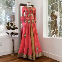 Measurements: Floor Length: 56” Armpit Hole: 7” Pit To Pit: 18”-19” (Stretched) Waist: 16” Sleeves: 18.5” Skirt Not Included (To Be Sold Separately) - No Dupatta No Pads Worn Once! Very Pretty In Person // Floor Length Great For Diwali, Wedding And Other Festivals Color: Pink / Gold Make A Reasonable Offer Bundle For Discount Pink Anarkali Set With Cutdana For Festivals, Pink Cutdana Anarkali Set For Festivals, Pink Floor-length Anarkali Set With Cutdana, Pink Floor-length Cutdana Anarkali Set, Pink Anarkali Kurta For Navratri, Pink Anarkali Kurta With Pallu, Pink Anarkali Set For Reception, Pink Anarkali Set For Diwali, Pink Georgette Salwar Kameez With Cutdana