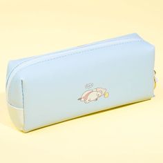 Store your pens, highlighters, erasers, and other things inside this kawaii pencil case. It's illustrated with a print of Pochacco taking a nap with his friends, the Pi-chans! This zippered pencil case also comes with a cute acrylic charm showcasing one of the Pi-chan chicks. Made from durable synthetic leather Kawaii Pencil Case, Kawaii Pencil, Cute Astronaut, Taking A Nap, Acrylic Charms, Take A Nap, Sanrio Characters, Erasers, Nap Time