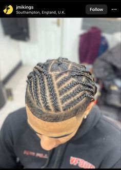 Cornrows Into Braids Men, Mens Fulani Braids, Fulani Braids Hairstyles Men, Single Plaits Braids Black Men, Side Hairstyles For Short Hair, Cornrows Into Twists Men