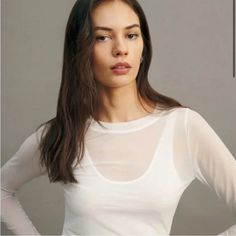 Nwt Reformation Knit Top. Never Worn, Just Doesn’t Fit. Knit Top, Color White, Top Blouse, Blouses, Womens Tops, Knitting, Women Shopping, White, Color