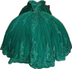 Quencinera Dresses Dark Green, Green Lace Gown For Quinceanera, Dark Green Quinceanera Dresses Off The Shoulder, Green Sweetheart Neckline Gown For Quinceanera, Luxury Green Tulle Quinceanera Dress, Sweet 16 Dresses, Quinceanera Dresses, Quinceanera, Off Shoulder