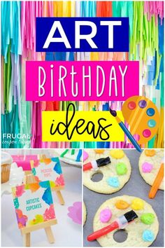 art birthday party ideas for kids