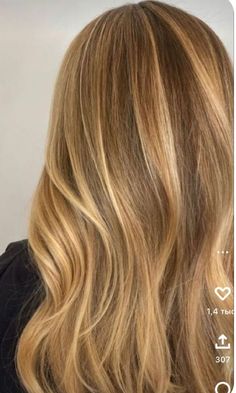 Honey Highlights On Ginger Hair, Darker Honey Blonde Hair, Gold Blonde Hair Honey Balayage, Long Hair Light Layers, Warm Babylights, Golden Blonde Hair With Lowlights, Golden Blonde Highlights On Brown Hair, Dark Strawberry Blonde Hair Light Auburn, Golden Honey Highlights