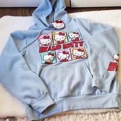 Snuggle Up In This Adorable, Soft And Cozy Sanrio Hello Kitty Hooded Top A Must Have For Hello Kitty Fans Hello Kitty Women's Lined Hoodie Fleece Pullover, Blue, Size L Hooded Long Sleeve Sweatshirt Warm And Cozy With Drawstrings And Kangaroo Pocket Tags: Cotton Hooded Sweatshirt, Y2k, Hello Kitty Vintage Top, Sherpa Lined Sweatshirt, Blue Hello Kitty Sweater, Hello Kitty Hooded Sweater, Juniors Hello Kitty Hoodie, Juniors Hello Kitty Sweatshirt, Hello Kitty Fleece Lined Hoodie, Sanrio Hoodie, H Cute Blue Fleece Hoodie, Blue Cartoon Print Hoodie For Streetwear, Blue Hooded Sweatshirt With Cartoon Print, Kawaii Blue Cotton Hoodie, Blue Cotton Kawaii Hoodie, Blue Cartoon Print Sweatshirt For Streetwear, Blue Long Sleeve Kawaii Sweatshirt, Blue Casual Hoodie With Cartoon Print, Cute Blue Hoodie With Cartoon Print