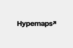 the word hypemaps is shown in black and white