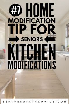 4 kitchen modifications to consider if you are planning to age in place in your home. Senior Friendly Home, Elderly Friendly Design, Aging In Place Kitchen, Universal Design Kitchen, Adu Inspiration, Downsizing House, Underground House Plans