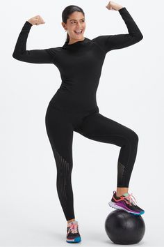 Tone 2-Piece Outfit Fabletics black/black/black female Activewear >> Womens >> Outfits regular Yoga and Studio Black Athletic Fit Activewear With Go-dry, Black Athletic Fit Activewear For Running, Compressive Black Breathable Activewear, Black Compression Go-dry Activewear, Black Compression Activewear With Go-dry, Black Compression Activewear With Go-dry Technology, Black Compressive Breathable Activewear, Black Go-dry Sportswear Activewear, Black Athletic Fit Activewear For Yoga