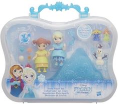 the disney frozen princess playset is in its plastic case