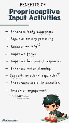 Proprioception Activities, Physical Development Activities, Sensory Resources, Sensory Seeking Behavior, Sensory Integration Activities, Proprioceptive Activities, Sensory Seeking, Proprioceptive Input, School Guidance Counselor