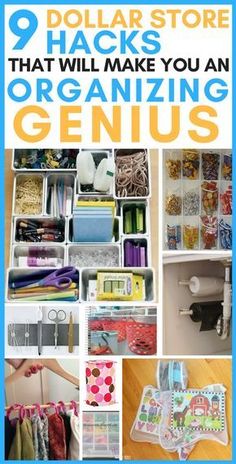 dollar store hacks that will make you look like a genius with lots of storage