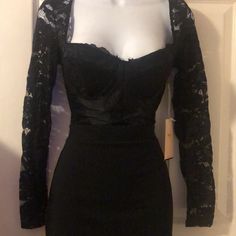 Brand New Black Sweetheart Neckline Dress For Dinner, Black Sweetheart Neckline Dinner Dress, Feminine Goth, Goth Fits, Goth Princess, Inspo Fits, Prom Dress Inspo, Goth Outfit, Ls Dress