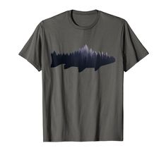 PRICES MAY VARY. this cool trout fish tshirt is the perfect gift idea for fly fishermen. apparel for people who love fishing, nature and outdoor sports. Lightweight, Classic fit, Double-needle sleeve and bottom hem Large Mouth Bass, Cat Dad Shirt, Fly Fisherman, Fisherman Gifts, Salmon Fishing, Forest Nature, Trout Fishing, Fishing T Shirts, Great T Shirts