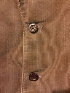 "Amazing Western styled milk chocolate corduroy blazer from Pioneer Wear. Made in Albuquerque, NM. Vintage original. Polyester lined. Interior and exterior pockets. Cool wooden buttons on front and sleeves. Condition is like new, no flaws whatsoever. Size on tag is 42, like a L / XL see measurements: 33\" long 18\" shoulder seam to seam 22\" pit to pit 26\" sleeves" Brown Blazer With Buttons And Lapel Collar, Brown Sport Coat With Lapel Collar And Buttons, Brown Collared Blazer With Button Cuffs, Brown Corduroy Blazer For Work, Corduroy Outerwear With Lapel Collar And Buttons, Brown Single Breasted Cotton Sport Coat, Casual Brown Sport Coat With Snap Buttons, Casual Brown Sport Coat With Buttons, Brown Casual Blazer With Snap Buttons