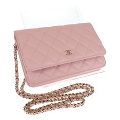 Chanel Matelasse Classic Chain Wallet Caviar Pink Approx. W19.5 X H12.5 X D3cm Chain: Approx. 130cm Luxury Travel Wallet With Chain Strap, Luxury Wallet On Chain With Dust Bag, Luxury Wallet On Chain Clutch For Travel, Rectangular Pink Wallet On Chain For Evening, Luxury Clutch Wallet On Chain For Travel, Luxury Clutch With Chain Strap For Shopping, Elegant Pink Rectangular Wallet On Chain, Luxury Travel Wallet On Chain Clutch, Luxury Travel Wallet On Chain Shaped As Clutch