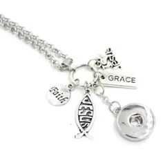 Jesus Grace Faith Necklace in Silver-tone that is Long Length Jesus Grace Faith Necklace in Silver-tone that is Long Length Discover elegant and timeless jewelry pieces you will treasure for years. Find your next favorite piece that you can wear every day. Please note that all jewelry and accessories are considered boutique fashion items. We specialize in fashion jewelry unless stated otherwise. Remember that jewelry may have different shapes and stones, varying from the item you receive. We pro Spiritual Stainless Steel Jewelry With Lobster Clasp, Inspirational Silver Stainless Steel Jewelry, Inspirational Nickel-free Metal Jewelry, Inspirational Adjustable Nickel-free Charm Necklaces, Adjustable Inspirational Nickel-free Charm Necklace, Nickel-free Metal Inspirational Jewelry, Inspirational Nickel-free Stainless Steel Jewelry, Personalized Inspirational Metal Jewelry, Inspirational Personalized Metal Jewelry