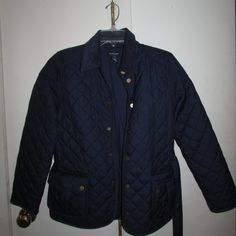 - Never Worn - Great Quality - Very Comfortable - Size L - Warm - Amazing Condition Classic Quilted Jacket With Buttons For Fall, Quilted Jacket With Buttons For Winter Workwear, Classic Blue Outerwear With Buttons, Ralph Lauren Outerwear For Cold Weather In Fall, Classic Quilted Jacket With Long Sleeves, Classic Quilted Jacket With Buttons For Work, Classic Quilted Jacket For Workwear, Blue Outerwear With Button Closure For Cold Weather, Blue Outerwear For Cold Weather With Button Closure