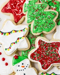 These soft & chewy gluten-free sugar cookies are made with gluten-free flour! Bake as drop cookies or roll and cut into fun shapes! 🍪✨ #GlutenFreeBaking #SugarCookies #HolidayTreats #GlutenFreeDesserts #BakingFun