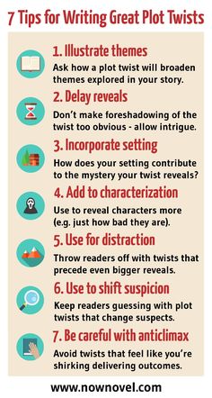 the 7 tips for writing great plot twists