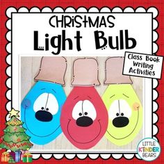 christmas light bulb craftivity activity for kids