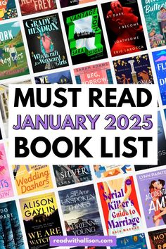 the must read january 2013 book list is out and it's full of books