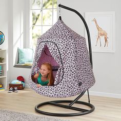 Unleash the Fun with Members Mark™ Kids' Hangout PodIntroducing the ultimate playtime accessory: The Members Mark™ Kids' Hangout Pod. This hanging tent is designed to provide endless hours of fun, relaxation, and adventure for your child. It can be used both indoors and outdoors, making it a fantastic addition to any playroom or backyard. Whether your child loves reading, playing, or simply relaxing, this tent offers a cozy and unique space to enjoy these activities.Design and FeaturesThe Hangou Suspended Tent, Mark Kids, Hangout Room, Hanging Tent, Kids Tents, Playroom Furniture, Members Mark, Kid Room, Sam's Club