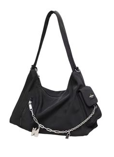 Level up your style with the NOXXON Designer Handbag—an edgy single shoulder bag showcasing exquisite zip chain detailing. Crafted with meticulous attention to detail, this handbag seamlessly blends elegance with functionality, making it a must-have accessory for trendsetters and fashion aficionados alike. Size: L35*W9*H14CM Weight: 0.38KG Material: Nylon Edgy Shoulder Bag With Zipper For Daily Use, Edgy Shoulder Bag With Zipper Closure, Edgy Crossbody Shoulder Bag With Zipper Closure, Edgy Shoulder Bag With Zipper For Everyday Use, Edgy Shoulder Bag For Travel, Trendy Crossbody Shoulder Bag With Metal Zipper, Chain Shoulder Bag For Travel, Trendy Travel Shoulder Bag With Chain, Trendy Shoulder Bag With Metal Zipper