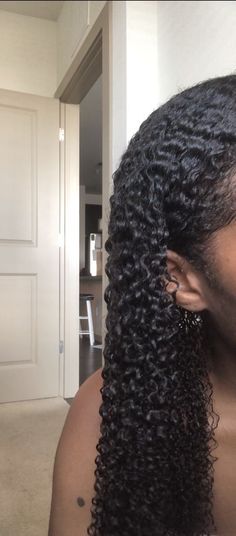 Vision Board Natural Hair, Curly Defined Hair, Defining Type 4 Hair, Long Curly 4c Hair, Long Natural Curly Hair 4c, 3 Type Hair, Curly Hairstyles For 3c/4a Hair, Long 4b Curly Hair, Defined Natural Hair