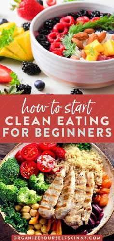 How to start clean eating? That’s a question I get asked many times over. Most people expect a complicated answer but are surprised to see that’s it actually very easy. I put together these getting started with clean eating tips that even a fast food junkie could follow. Healthy Meal Prep Recipes | Weight Loss Tips Eat Clean For Beginners, Meal Plan Healthy, Clean Eating Recipes For Dinner, Clean Eating For Beginners, Best Fat Burning Foods, Clean Eating Meal Plan, Healthy Clean Eating, Dinner Recipes Crockpot, Eating Clean