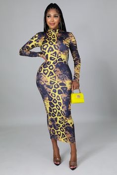 Wild Hottie BodyCon Midi Dress Fitted Maxi Length Bodycon Dress For Club, Yellow Fitted Knee-length Bodycon Dress, Midi Dress Fall, Bandage Midi Dress, Mock Neck Long Sleeve, Bodycon Midi Dress, Bodycon Maxi Dresses, Clothing Tags, Bodycon Midi