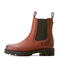 Our chunkiest sole, our comfiest boot, now more sophisticated than ever. Incredibly lightweight and fully waterproof, the slightly taller shaft height brings a refined look to any outfit, and double pull-tabs make it easy to slip on and off. Wexford Lug Mid Waterproof Chelsea Boot | Product Features : 0 : ATS® technology provides ergonomic support on uneven terrain, 1 : DRYShield™ waterproof breathable construction, 2 : Removable All Day Cushioning insole, 3 : Lightweight sole made with SMARTLIT Classic Waterproof Hiking Boots For Fall, Classic Waterproof Boots For Fall Outdoor Activities, Brown Work Boots With Lug Sole For Fall, Classic Waterproof Boots For Fall Outdoor, Classic Waterproof Boots For Outdoor Fall Activities, Brown Fall Work Boots With Lug Sole, Rugged Chelsea Boots For Outdoor Fall Activities, Classic Ankle Hiking Boots, Classic Waterproof Hiking Boots