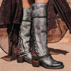 Freebird COAL - Individually hand crafted from start to finish. Wide Calf Leather Boots, Isotoner Slippers, Tall Lace Up Boots, Slide On Sneakers, Sequin Sandals, Roswell New Mexico, Handcrafted Boots, Freebird By Steven, Leather Heeled Boots