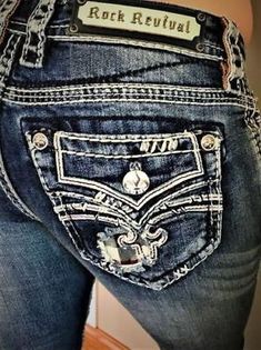 Top Rated NWT New Womens Rock Revival Raven Skinny Denim Jeans 25 26 27 28 29 30 31 32 34, Womens Clothing Rock Revival Jeans Women, Bling Jeans, Style Rock, Topshop Jeans, Rock Revival Jeans, Boot Jeans, Party Dress Short, Jeans Women, Miss Me Jeans