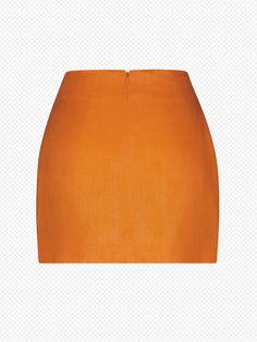 MATTHEW BRUCH Cargo Wrap Mini Skirt Orange Made in the USA Dry Clean Composition: 100% Linen Color: Orange Fit: True to Size Matthew Bruch, Orange Fits, Wrap Mini Skirt, Linen Color, Made In The Usa, Color Orange, Final Sale, Mini Skirt, Mini Skirts