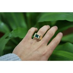 Vintage 18K Yellow Gold Solitaire Men's Ring, weighing 15.4 grams, the ring showcases a ~3.0 carat Emerald-Cut Emerald (10.65 x 7.6 x 6.1mm) in a bezel setting. A simple and classy ring that is noticeably valuable.   The emerald features a darker green rich color hue, very good luster, and clarity  Details:  Item Type: Mens Ring   Metal: 18k yellow gold   Size: US 10.25  Weight: 15.4 Grams  Center Stone Details: Type: Natural Emerald Carat: 3.00 (approx.) Color: Green  Cut: Emerald  Measurements: 10.65 x 7.6 x 6.1mm Modern Emerald Signet Ring For Formal Occasions, Formal Rectangular Emerald Ring With Polished Finish, Classy Ring, Gemstone Solitaire Ring, Sapphire Solitaire Ring, Yellow Gold Solitaire, White Gold Solitaire, Gold Solitaire Ring, Sapphire Solitaire