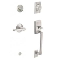 an image of a bathroom door handle set