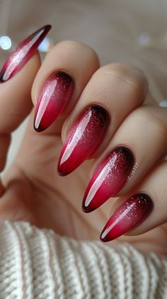 Pink Ombre Nails Ombre Nail Art Designs, Ombre Nail, Perfect Manicure, Painted Nails, Nail Art Ombre