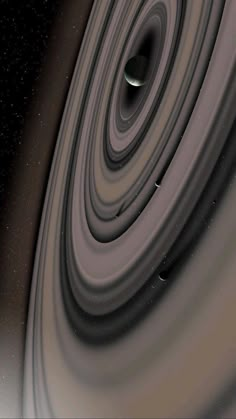 an artist's rendering of the solar system with rings and stars