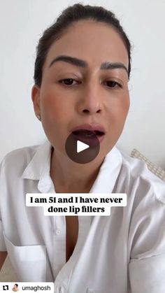 33K views · 728 reactions | I’m 51 and have never done lip fillers. The secret to my naturally full lips lies in consistently strengthening the orbicularis oris muscle, which surrounds the mouth. As we age, this muscle can become stagnant and contracted, causing our lips to shrink. But by performing these simple exercises regularly, we can boost circulation, improve muscle tone, and achieve fuller-looking lips naturally. Try these  3 moves I swear by for strong, youthful lips! If you’re ready to age beautifully and embrace a more natural approach to lip care, try these out and let me know how they work for you. | The Uma Show Boost Circulation, Simple Exercises, Full Lips, Muscle Tone, Face Yoga, Lip Fillers, Aging Beautifully, Work For You, Lip Care