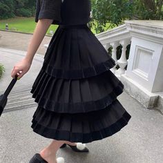 S To L Layer Skirt, Skirt Elegant, Cheap Skirts, Elegant Skirt, Skirt Vintage, Line Skirt, Skirt Women, Layered Skirt, Vintage Skirt