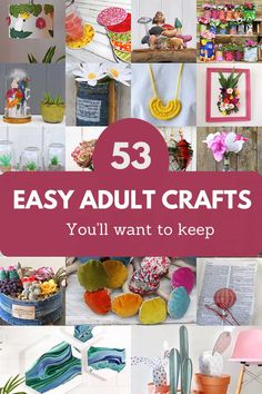 the top 25 easy adult crafts you'll want to keep on hand