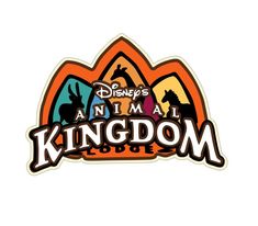 an animal kingdom logo is shown in this image with the words, disney's animal kingdom